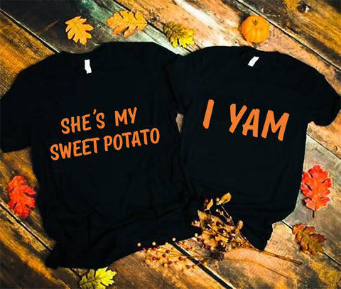 She's My Sweet Potato I Yam Thanksgiving, She's My Sweet Potato I Yam SVG, She's My Sweet Potato, She's My Sweet Potato png, Potato thanksgiving, Potato svg, Potato vector, eps, dxf, png file