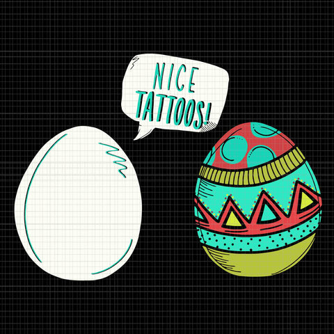 Nice Tattoos Easter Egg Svg, Cute Bunny Rabbit Svg, Easter Egg Svg, Easter Day Svg