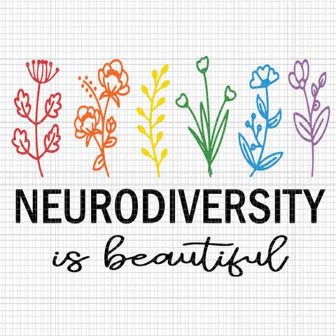 Autism Awareness Acceptance Neurodiversity Is Beautiful Svg, Neurodiversity Is Beautiful Svg, Autism Awareness Acceptance Svg