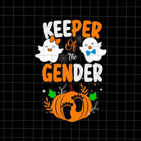 Boo Keeper Of The Gender Reveal Svg, Baby Announcement Pregnancy Svg, Boo Svg, Halloween Svg, Pumpkin Svg