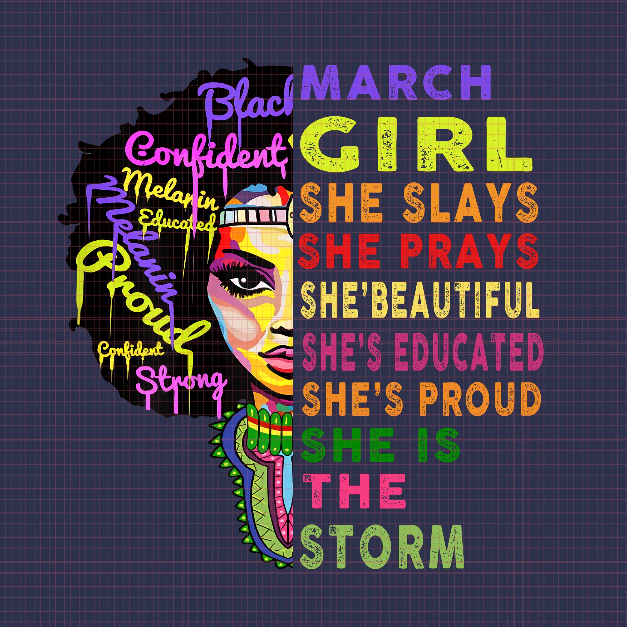 Womens march birthday girl queens are born in march png, womens march birthday girl queens are born in march vector, womens march birthday girl queens