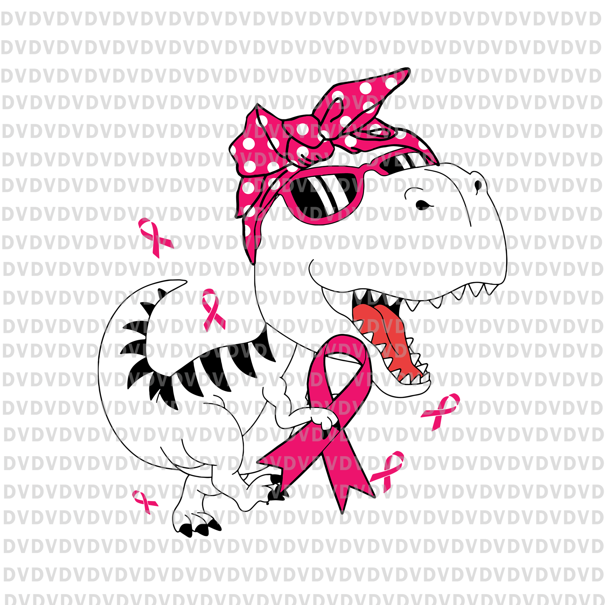 Breast Cancer Awareness Dinosaur Svg, Breast Cancer Awareness Svg, Breast Cancer Svg, Pink Ribbon Svg, Autumn Svg, Pink Dinosaur Svg, Dinosaur Svg
