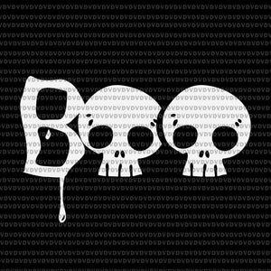 Boo Skeleton Skulls Svg, Boo Svg, Halloween Svg, Skeleton Svg