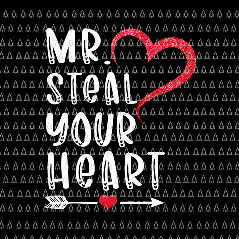 Mr Steal Your Heart Png, Heart Valentine Png, Valentine's Day Png