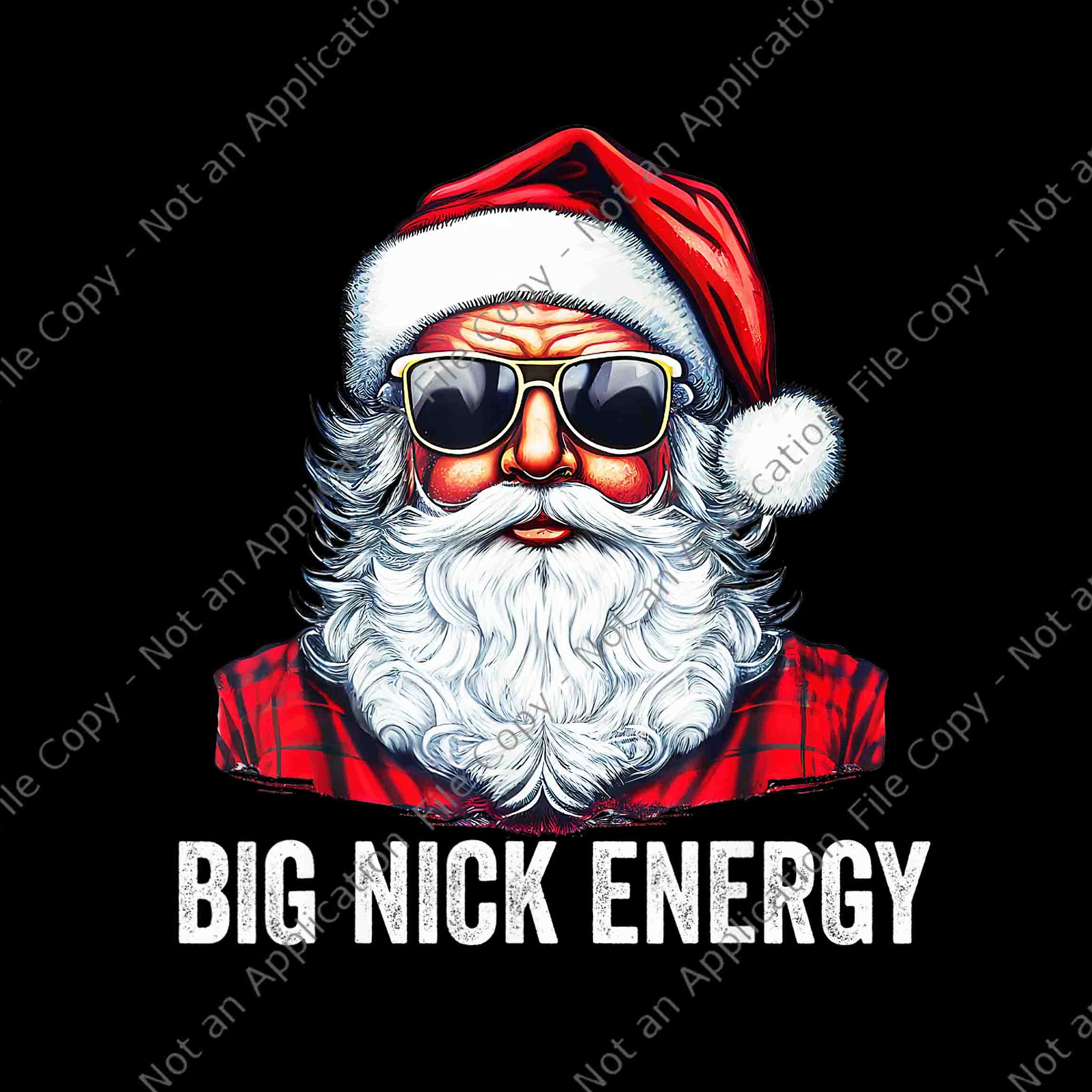 Big Nick Energy Santa Png, Santa Christmas Png, Big Nick Energy Png, Christmas Png