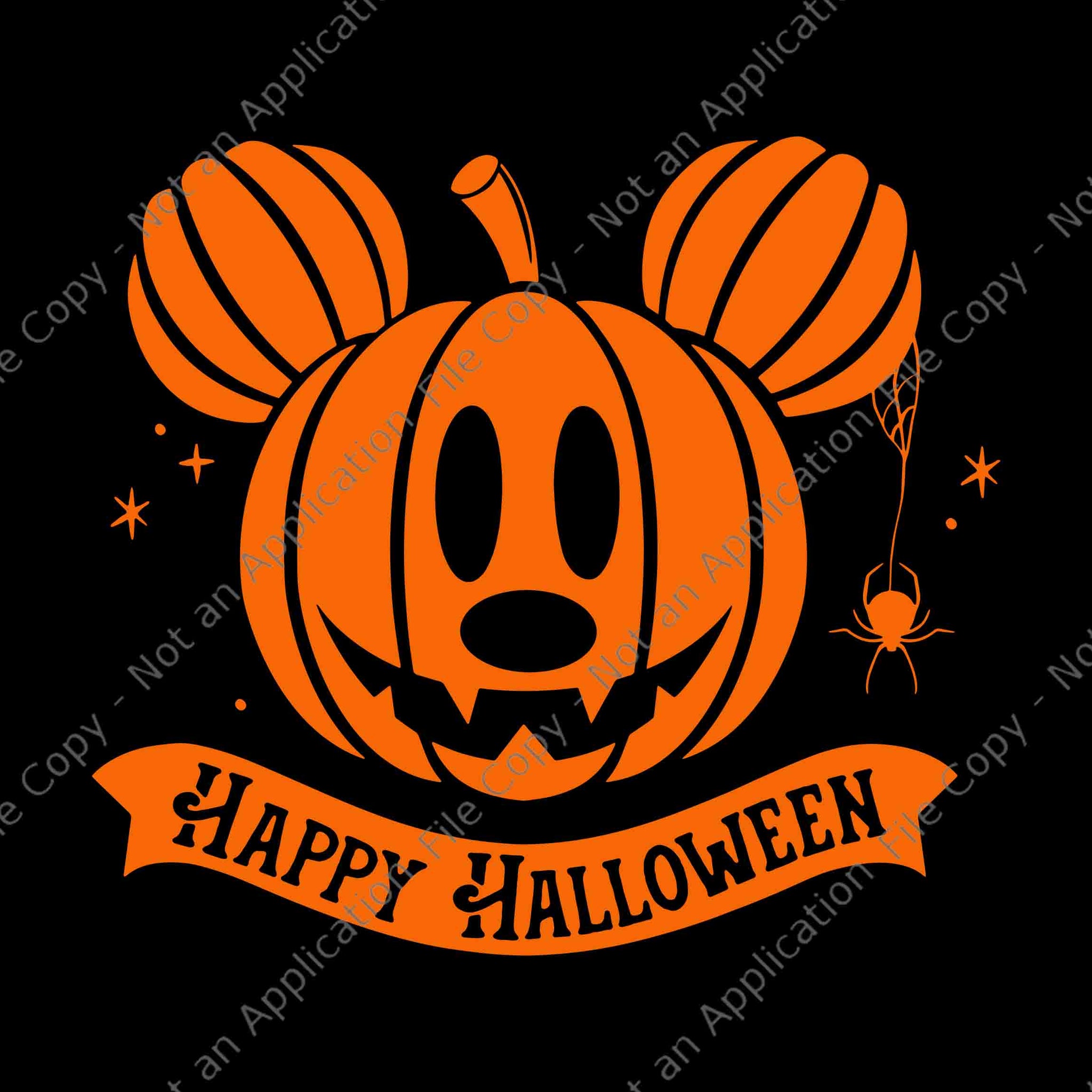 Mickey And Friends Halloween Svg Mickey Pumpkin Face Svg, Mickey Halloween Svg, Halloween Svg