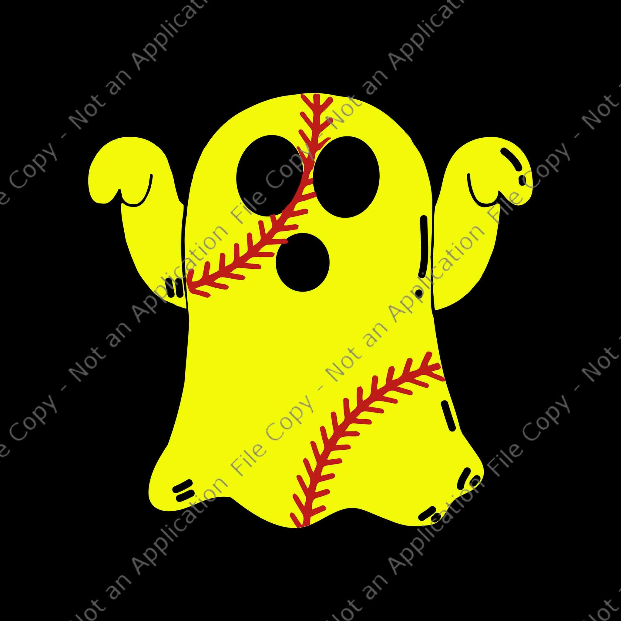 Softball Ghost Svg, Softball Lover Halloween Svg, Softball Boo Svg, Ghost Halloween Svg, Softball Ghost Halloween Svg