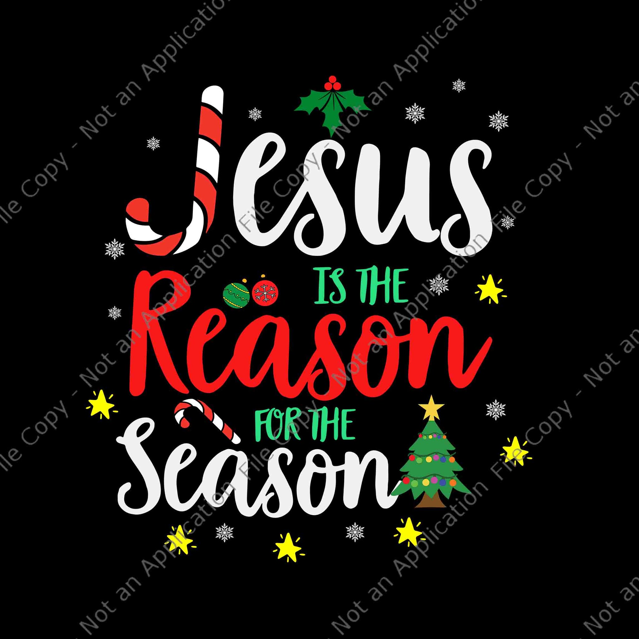 God Jesus Christ Is Reason For The Christmas Season Svg, Jesus Christmas Svg, Jesus Christ Svg, Christmas Svg