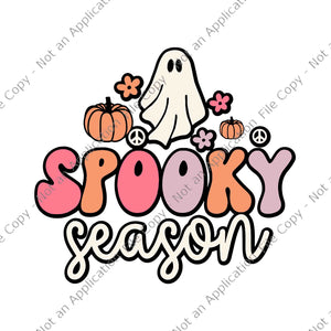 Groovy Ghost Spooky Season Svg, Spooky Season Svg, Groovy Ghost Halloween Svg, Ghost Halloween Svg, Halloween Svg