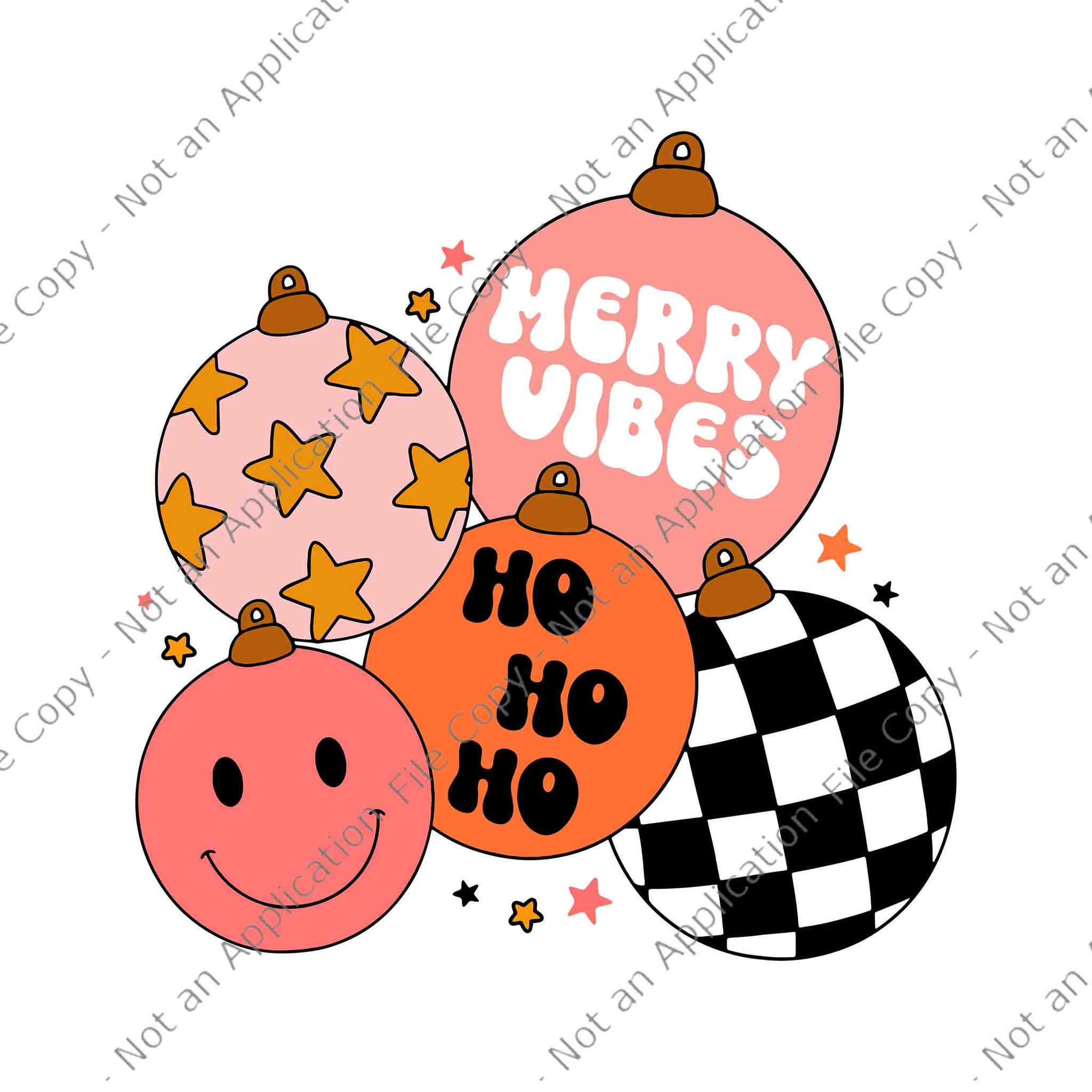 Retro Groovy Merry Vibes Christmas Cute Santa Claus Xmas Svg, Merry Vibes Ho Ho Ho Svg, Merry Christmas Svg, Santa Claus Svg