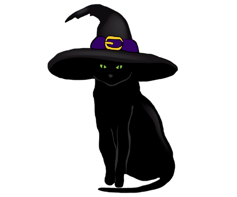 Halloween cat enamel pin,Witch cat, Witchy cat Halloween pin Spoopy, pin Cute, gothic Witch enamel pin Witch pin Cute Halloween