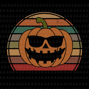 Vintage Pumpkin Face SVG, Vintage Pumpkin Face hallooween, Pumpkin halloween vintage svg, Pumpkin halloween, halloween svg