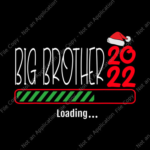 Big Brother 2022 Christmas Svg, Big Bro Announcement X-Mas Svg, Brother 2022 Svg, Christmas Svg, Hat Santa Svg
