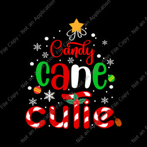 Candy Cane Cutie Svg, Candy Cane Svg, Candy Christmas Svg, Christmas Svg